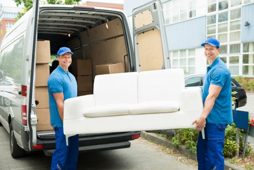 House removal team planning a local move in Keston