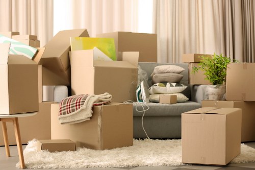 Careful loading of bulky items for transport in the Keston area