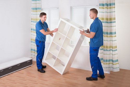 Furniture and household items being moved for a local Keston relocation