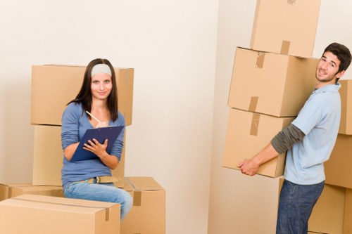 Team managing a commercial office relocation in Keston